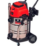 EINHELL Professional TP-VC 36/30 S Auto - Solo, 36Volt (2x18V), Nass-/Trockensauger rot/edelstahl, ohne Akku und Ladegerät