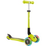 GLOBBER Junior Foldable Lights, Scooter grün, inkl. Rucksack