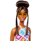 Mattel Barbie Fashionistas-Puppe mit Dutt und gehäkeltem Kleid 