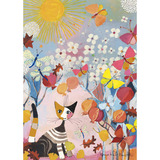 Schmidt Spiele Rosina Wachtmeister: Gestreiftes Kätzchen, Puzzle 1000 Teile