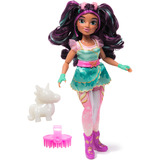 Spin Master Unicorn Academy - Ankleidepuppe Ava 24 cm groß, mit echtem Haar, abnehmbarer Kleidung und Accessoires