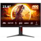 AOC 24G4HA, Gaming-Monitor 60.5 cm (23.8 Zoll), schwarz (matt), FullHD, Fast-IPS, Adaptive-Sync, G-Sync kompatibel, 200Hz Panel