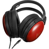 Audio-Technica ATH-AWAS/F, Kopfhörer schwarz/rot, Klinke