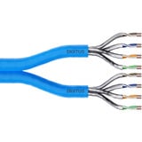 Digitus Professional Cat.6a U/FTP Verlegekabel Duplex, Dca blau, 500 Meter Trommel