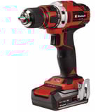 EINHELL Power X-Change Akku-Bohrschrauber TE-CD 18/40 Li, 18 Volt rot/schwarz, 1x Li-Ion-Akku 2,5Ah, mit Bit-Set 34-teilig