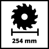 EINHELL Zug-Kapp-und Gehrungssäge TC-SM 2531/2 U, Kapp- und Gehrungssäge rot/schwarz, 1.900 Watt