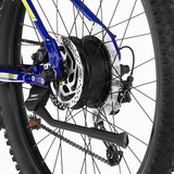 FISCHER Fahrrad Montis 2.1 Junior, Pedelec blau (glänzend)/gelb, 38 cm Rahmen, 27,5"