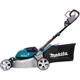 Makita Akku-Rasenmäher DLM463PT2, 36Volt (2x18Volt) blau/schwarz, 2x Li-Ionen Akku 5,0Ah