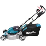 Makita Akku-Rasenmäher DLM463PT2, 36Volt (2x18Volt) blau/schwarz, 2x Li-Ionen Akku 5,0Ah