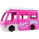 Mattel Barbie Super Abenteuer-Camper mit Zubehör, Spielfahrzeug 76 cm groß, mit Pool und Rutsche