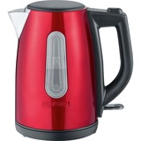 Severin WK 3417, Wasserkocher rot/schwarz, 1,0 Liter