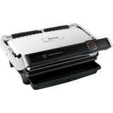 Tefal OptiGrill Elite XL GC760D, digitaler Grillassistent, Kontaktgrill edelstahl (gebürstet)/schwarz, 2.200 Watt