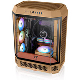Thermaltake CT140 EX Reverse ARGB Sync PC Cooling Fan Gravel Sand, Gehäuselüfter braun, 3er-Pack, 140 mm