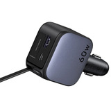 UGREEN EC602 Car Charger 60W KFZ-Ladegerät 1x USB-A 1x USB-C 1x USB-A, 1x USB-C, 1x USB-C Kabel