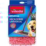 Vileda Ersatzbezug, für Bodenwischer Pet Pro MICROFIBRE UNIVERSAL, Wischbezug rot