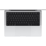 Apple MacBook Pro (14") 2024 CTO, Notebook silber, 64 GB, 1 TB (1 TB SSD), M4 Max, MacOS, Englisch International, Nanotexturglas