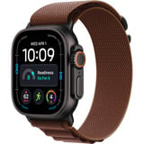 Apple Watch Ultra 4, Smartwatch Titan natur, 49 mm, Alpine Loop Burgunder L, Cellular