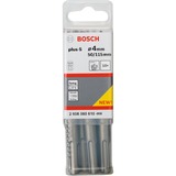 Bosch Hammerbohrer SDS-plus-5, Ø 4mm 10 Stück, Arbeitslänge 50mm