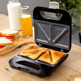 Cecotec Rock’nToast Classic+ Sandwichmaker edelstahl/schwarz, 800 Watt, für 2 Personen