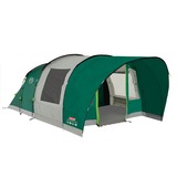 Coleman 5-Personen-Tunnelzelt Rocky Mountain 5 Plus XL dunkelgrün/grau, mit großem Vorbau