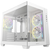 DeepCool DeepCool CG330 3F WH, Tower-Gehäuse weiß, Panorama-Design