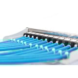 Digitus Modulares Patchpanel, 12-Port, unbestückt grau, 1 HE, für Keystone-Module