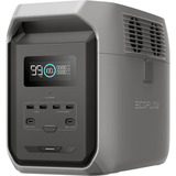 EcoFlow DELTA 3 1500, tragbare Powerstation silber, 1.536 Wh, X-boost 2.400W, LFP-Akku