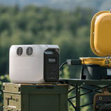 EcoFlow DELTA 3 1500, tragbare Powerstation silber, 1.536 Wh, X-boost 2.400W, LFP-Akku