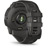 Garmin Instinct 3 Solar - 50 mm, Smartwatch Kohle/ Schwarz, Silikon-Armband