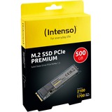 Intenso Premium 500 GB, SSD PCIe 3.0 x4, NVMe 1.3, M.2 2280