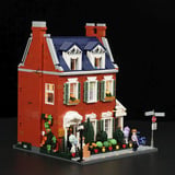 Lumibricks Reihenhaus aus rotem Backstein, Konstruktionsspielzeug 
