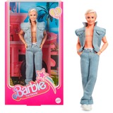 Mattel Barbie The Movie - Ken Puppe im Jeansoutfit und Original Ken Unterwäsche, Spielfigur 