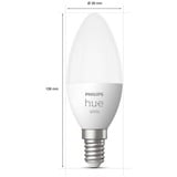 Philips HUE White E14, LED-Lampe ersetzt 40 Watt
