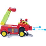 Spin Master Paw Patrol: Der Dino Film - Marshalls extragroßes Dino-Rettungs-Feuerwehrauto, Spielfahrzeug 