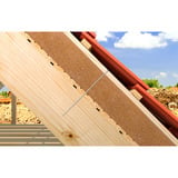 fischer Doppel-Gewindeschraube PowerFull-Iso 8,0x335 Zylinderkopf TX 50 Stück, blauverzinkt
