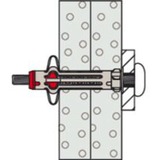 fischer Hohlraumdübel DuoHM 6x55 S PZ 25 Stück, mit Panhead-Schraube