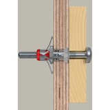 fischer Hohlraumdübel DuoHM 6x55 S PZ 25 Stück, mit Panhead-Schraube