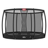 BERG Toys Trampolin Champion InGround, Fitnessgerät schwarz, rund, Durchmesser 330 cm, inkl. Sicherheitsnetz Deluxe