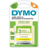 Dymo LetraTag ORIGINAL Kunststoff Schriftband 3er Pack farbig sortiert S0721800