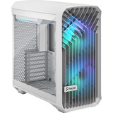 Fractal Design Compact RGB White TG Clear, Tower-Gehäuse weiß, Tempered Glass