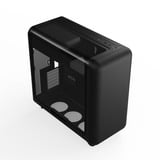 HYTE X50 Pitch Black, Tower-Gehäuse schwarz, Tempered Glass