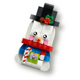 LEGO 40812 Seasonal Deko-Schneemänner, Konstruktionsspielzeug 