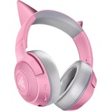Razer Kraken BT Kitty Edition, Gaming-Headset rosa, Quartz