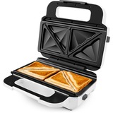 Tefal Snack XL SW7011, Sandwichmaker weiß/grau, 850 Watt, mit 2 Platten-Sets