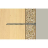 fischer Spanplattenschraube ClassicFast II 3,0x40 Senkkopf TX 1000 Stück, mit Teilgewinde, verzinkt
