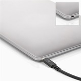 goobay USB4 Gen 3x2 Kabel, USB-C Stecker > USB-C Stecker schwarz, 1 Meter, PD, Laden mit bis zu 100 Watt