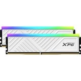 ADATA DIMM 16 GB DDR4-3600 (2x 8 GB) Dual-Kit , Arbeitsspeicher weiß, AX4U36008G18I-DTWHD35G, XPG Spectrix D35G, INTEL XMP