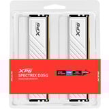ADATA DIMM 16 GB DDR4-3600 (2x 8 GB) Dual-Kit , Arbeitsspeicher weiß, AX4U36008G18I-DTWHD35G, XPG Spectrix D35G, INTEL XMP