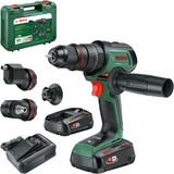 Bosch Akku-Schlagbohrschrauber AdvancedImpact 18V-80 QuickSnap grün, 2x Li-Ionen Akku 2,5Ah, Koffer, POWER FOR ALL ALLIANCE
