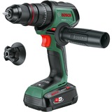 Bosch Akku-Schlagbohrschrauber AdvancedImpact 18V-80 QuickSnap grün, 2x Li-Ionen Akku 2,5Ah, Koffer, POWER FOR ALL ALLIANCE